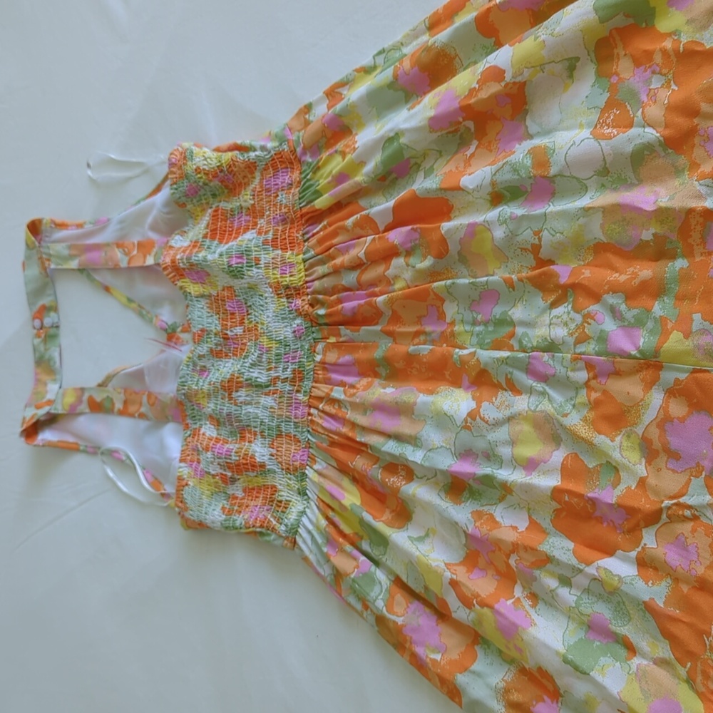 Japna NWOT High necked key hole tank maxi dress size medium. Never worn. - Picture 4 of 5